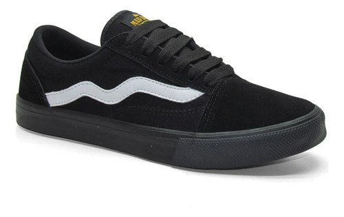 Tênis De Skate Old School Mad Rats Black / Branco Original